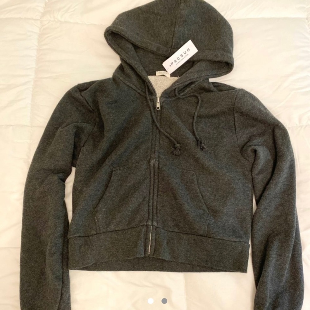 Pacsun John Galt one size Dark Gray zip up